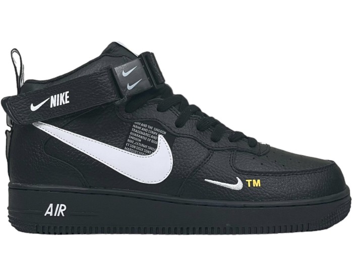 Nike Air Force 1 Mid '07 LV8 Black  с Мехом