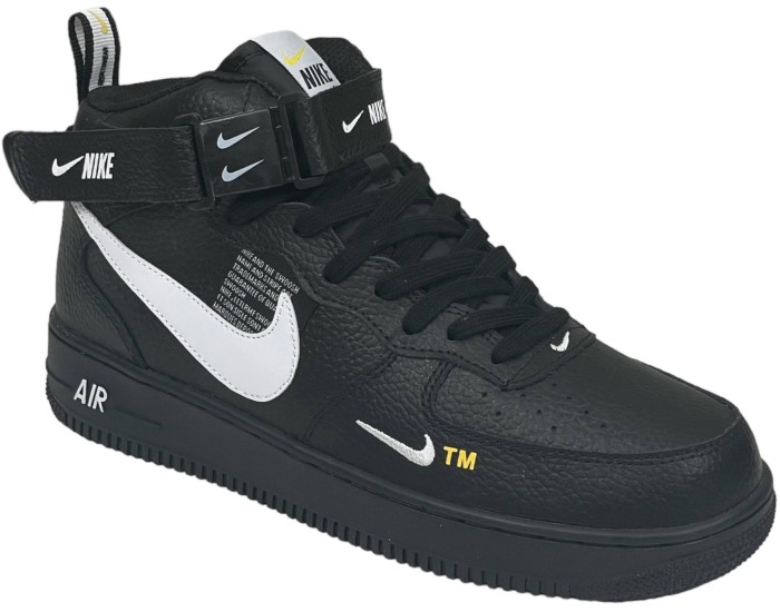 Nike Air Force 1 Mid '07 LV8 Black  с Мехом