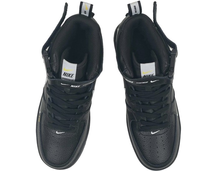 Nike Air Force 1 Mid '07 LV8 Black  с Мехом