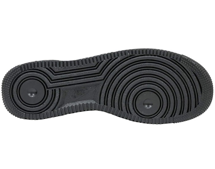 Nike Air Force 1 Low All Black с мехом