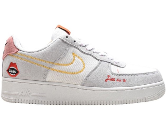 Nike Air Force 1 Low Sail Bleached Coral Solar Flare