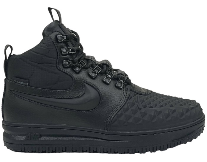 Nike Lunar Force 1 Duckboot 17 black черные с мехом