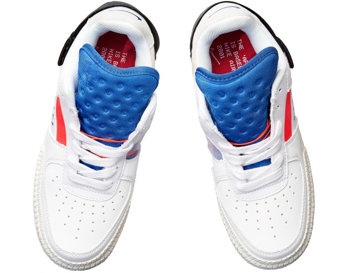 Nike Air Force N 354 Белые с синим