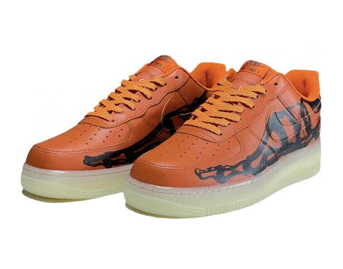 Nike Air Force 1 Low Skeleton Orange