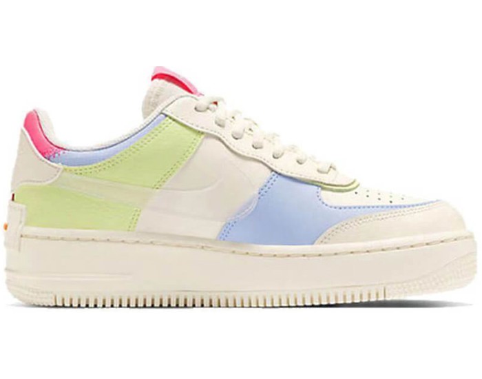 Nike Air Force 1 Shadow Double Swoosh Sail Pink Purple