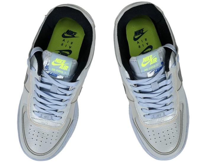 Nike Air Force 1 Shadow Platinum Blue Smoke Grey