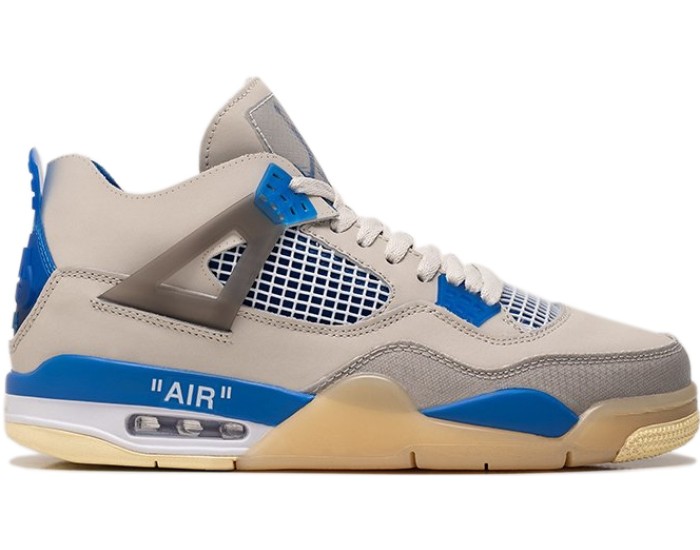 Nike Air Jordan 4 Retro White Blue