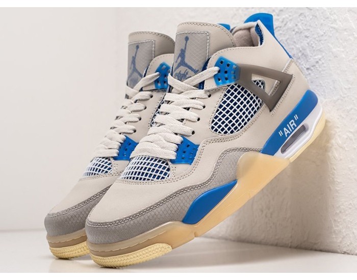 Nike Air Jordan 4 Retro White Blue