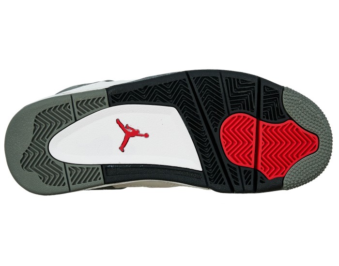 Nike Air Jordan 4 серо-белые