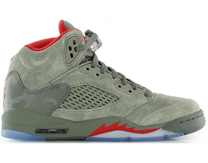 Nike Air Jordan 5 Retro Dark Stucco University Red