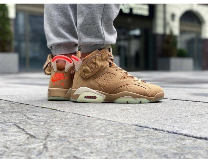 Nike Air Jordan 6 Retro Travis Scott British Khaki