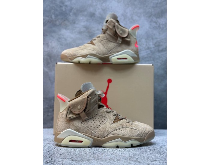 Nike Air Jordan 6 Retro Travis Scott British Khaki