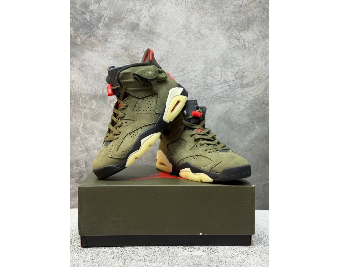 Nike Air Jordan 6 Retro Travis Scott Olive