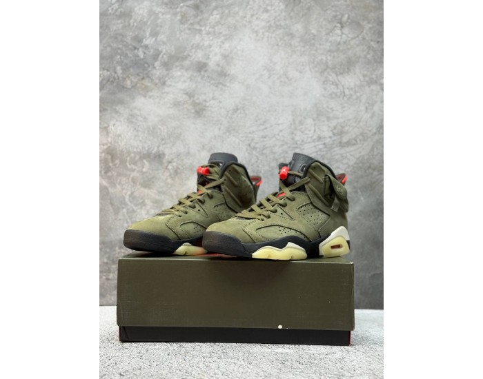 Nike Air Jordan 6 Retro Travis Scott Olive
