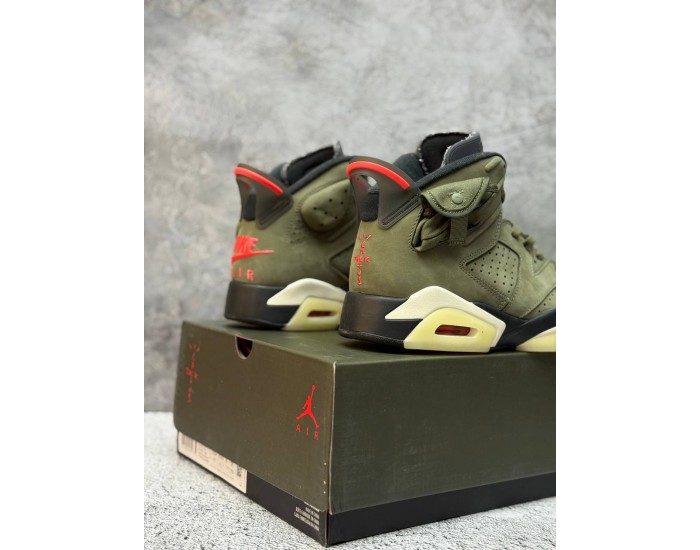 Nike Air Jordan 6 Retro Travis Scott Olive