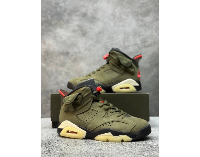 Nike Air Jordan 6 Retro Travis Scott Olive