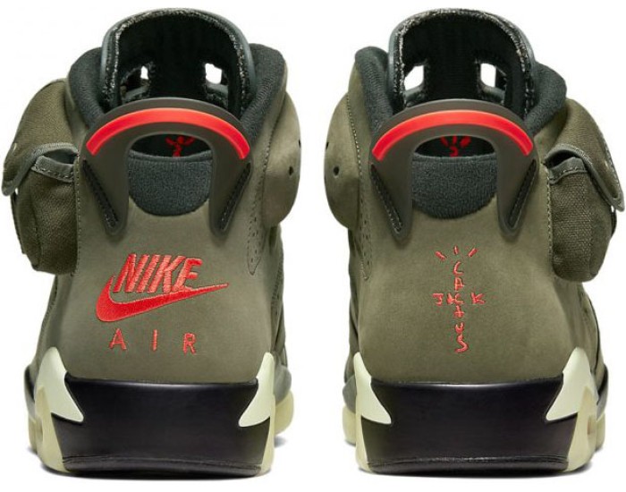 Nike Air Jordan 6 X Travis Scott Green