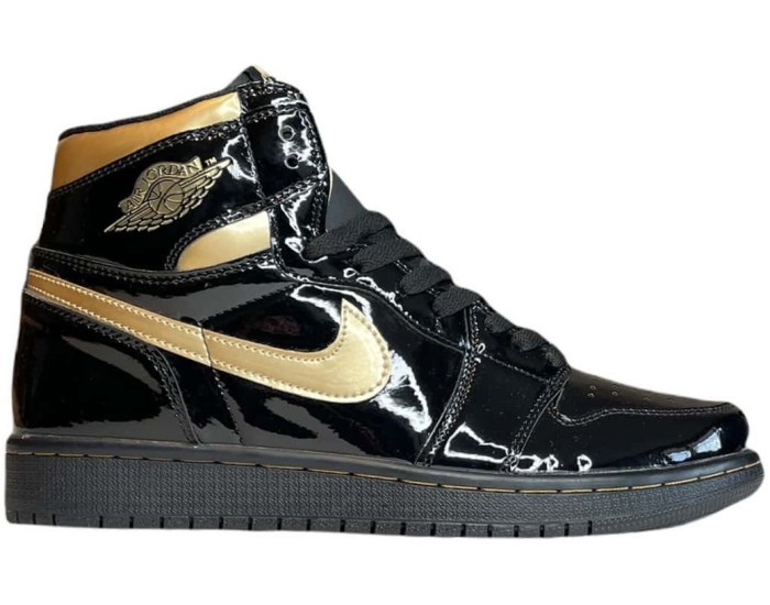 Nike Air Jordan 1 Retro OG Black Mettalic Gold