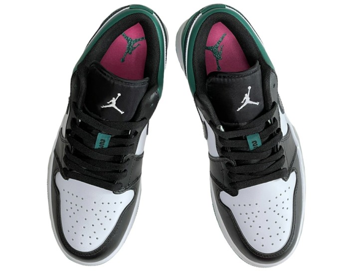 Nike Air Jordan 1 Low White Black Mystic Green