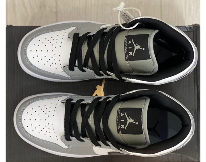 Nike Air Jordan 1 Mid Light Smoke Grey