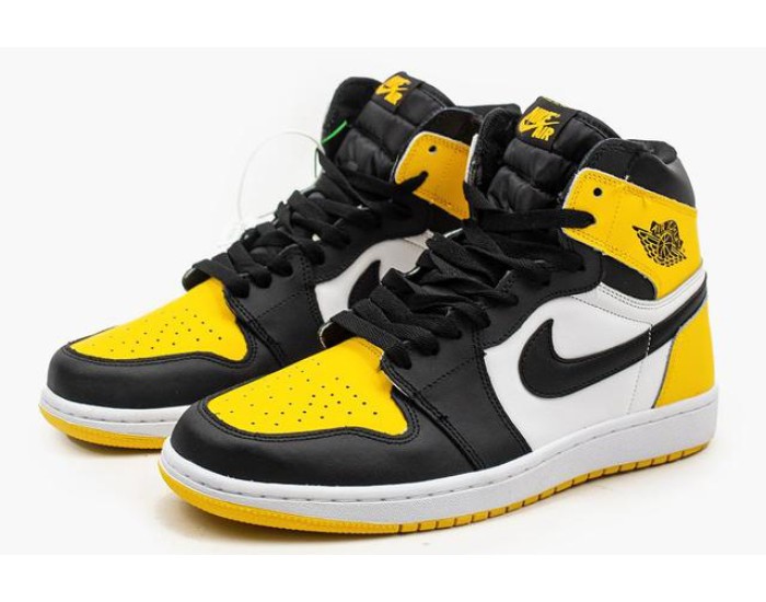 Nike Air Jordan 1 Mid Yellow Toe Footasylum