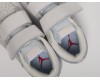 Nike Air Jordan 1 Low Double Strap White