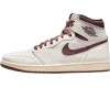 Nike Air Jordan 1 Mid Sail and Burgundy