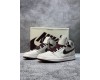 Nike Air Jordan 1 Mid Sail and Burgundy