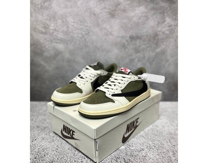Nike Air Jordan 1 Retro Low OG Travis Scott Olive