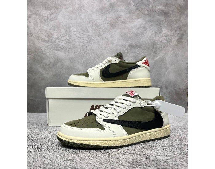 Nike Air Jordan 1 Retro Low OG Travis Scott Olive