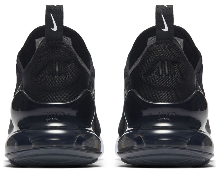 Nike Air Max 270 Black White черные с белым