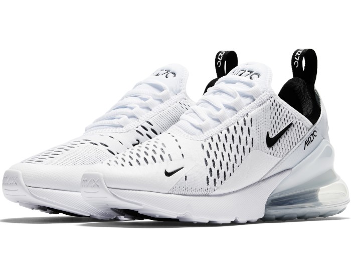 Nike Air Max 270 White Black белые с черным