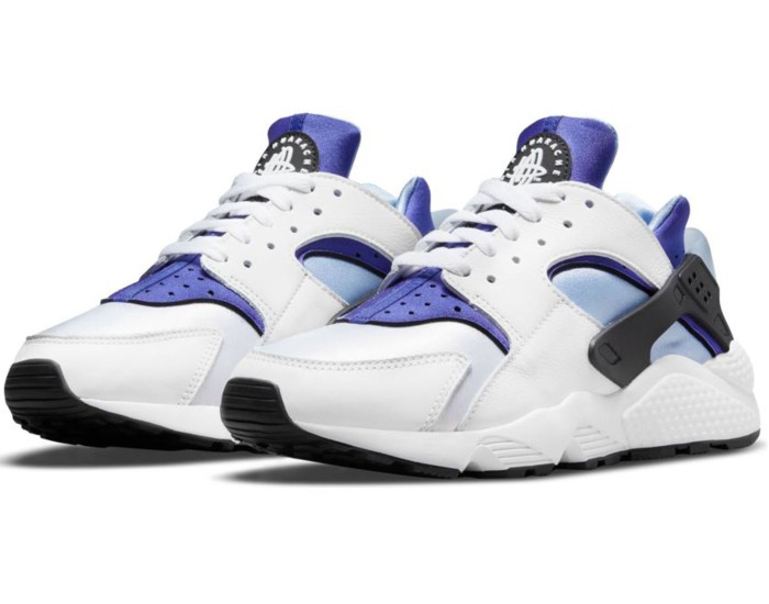 Nike Air Huarache белые с фиолетовым