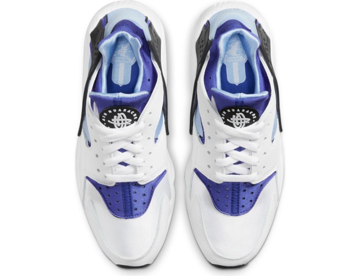Nike Air Huarache белые с фиолетовым