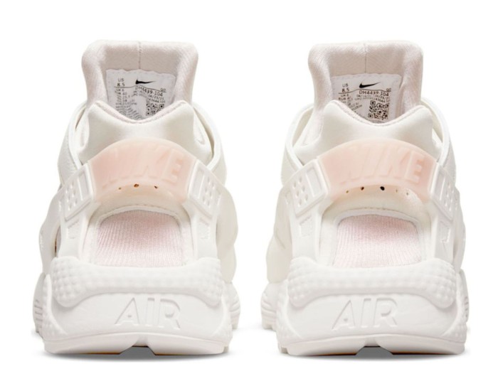 Nike Air Huarache белые с розовым