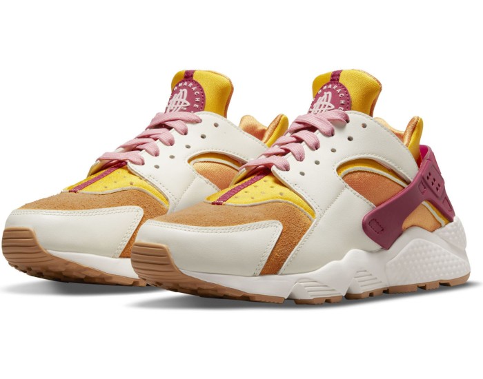 Nike Air Huarache Cordura белые с оранжевым