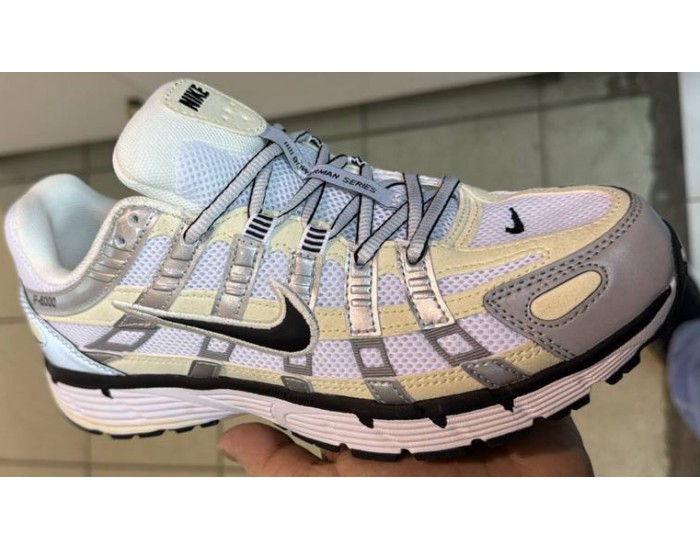 Nike P-6000 Coconut Milk Metallic Silver