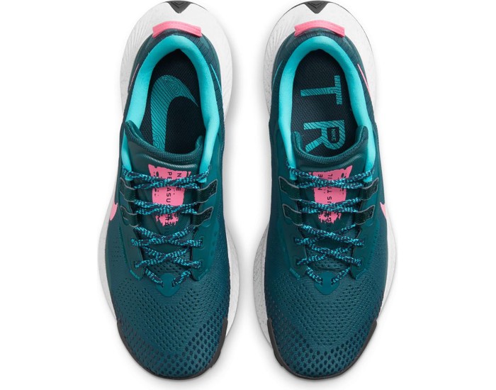 Nike Pegasus Trail 3 Зеленые с розовым
