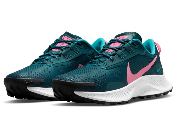 Nike Pegasus Trail 3 Зеленые с розовым