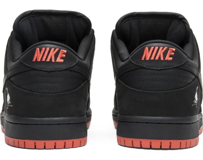 Nike SB Dunk Low Pro Black Pigeon x Jeff Staple с мехом