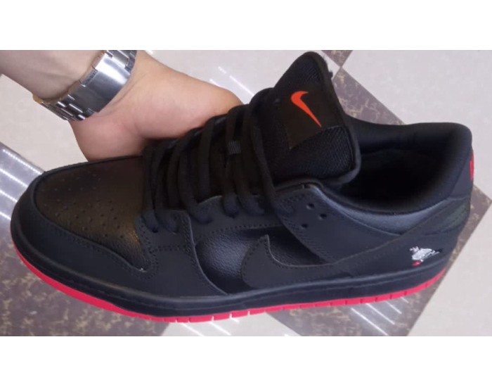 Nike SB Dunk Low Pro Black Pigeon x Jeff Staple с мехом