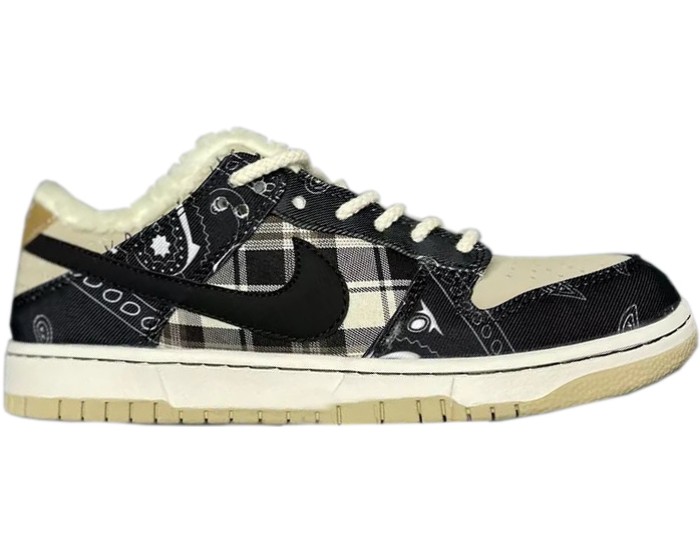Nike SB Dunk Low Travis Scott Brown с мехом