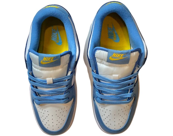 Nike SB Dunk Low Unc Белые с голубым