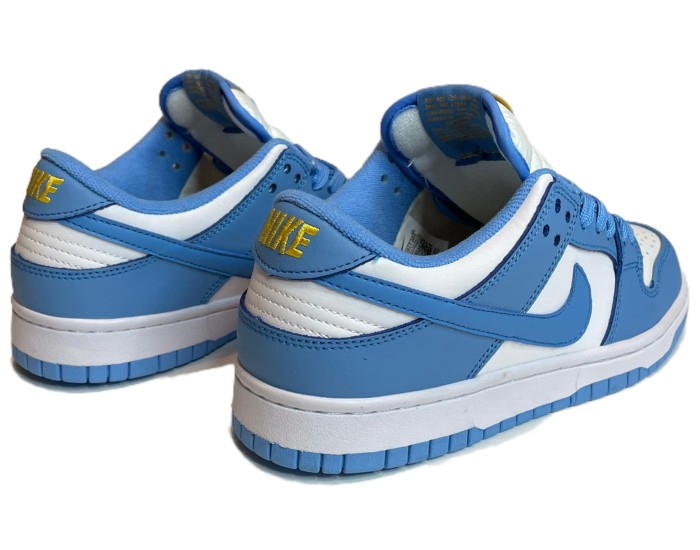 Nike SB Dunk Low Unc Белые с голубым