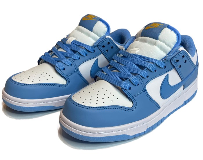 Nike SB Dunk Low Unc Белые с голубым