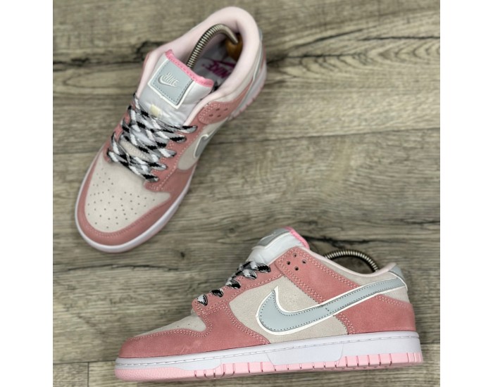 Nike SB Dunk Low White Pink Grey