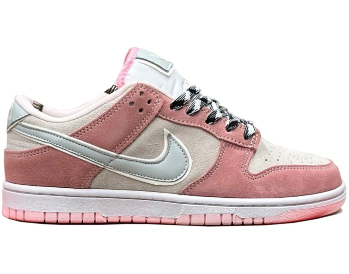 Nike SB Dunk Low White Pink Grey