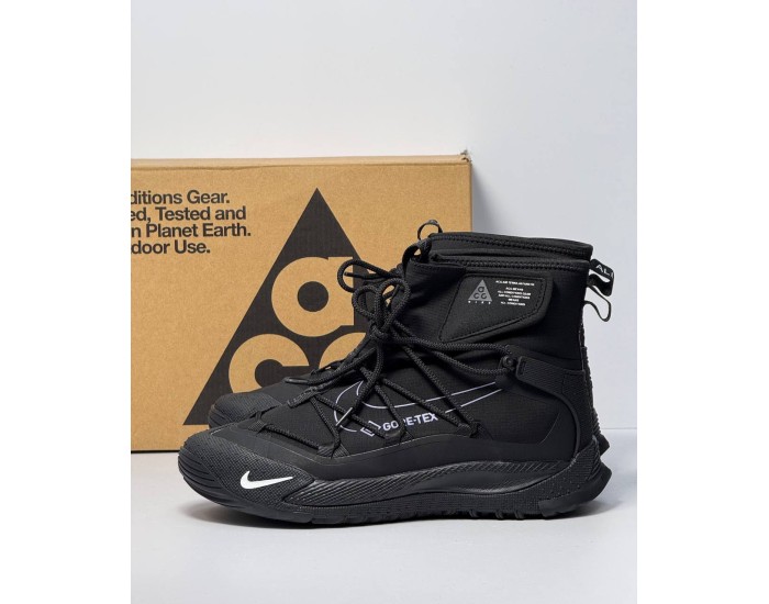 Nike ACG Air Terra Antarktik Black White Fur с мехом