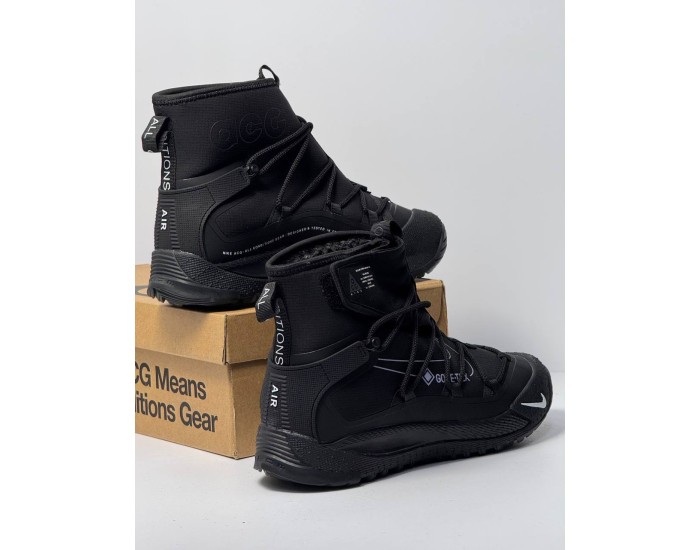 Nike ACG Air Terra Antarktik Black White Fur с мехом