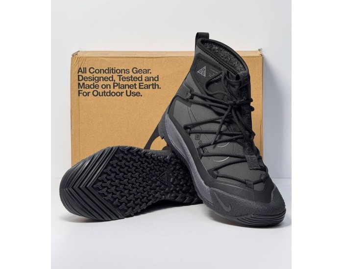 Nike ACG Air Terra Antarktik Grey Black Fur с мехом